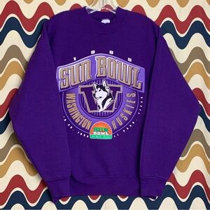 Purple Sun Bowl Washington Huskies Sweatshirt